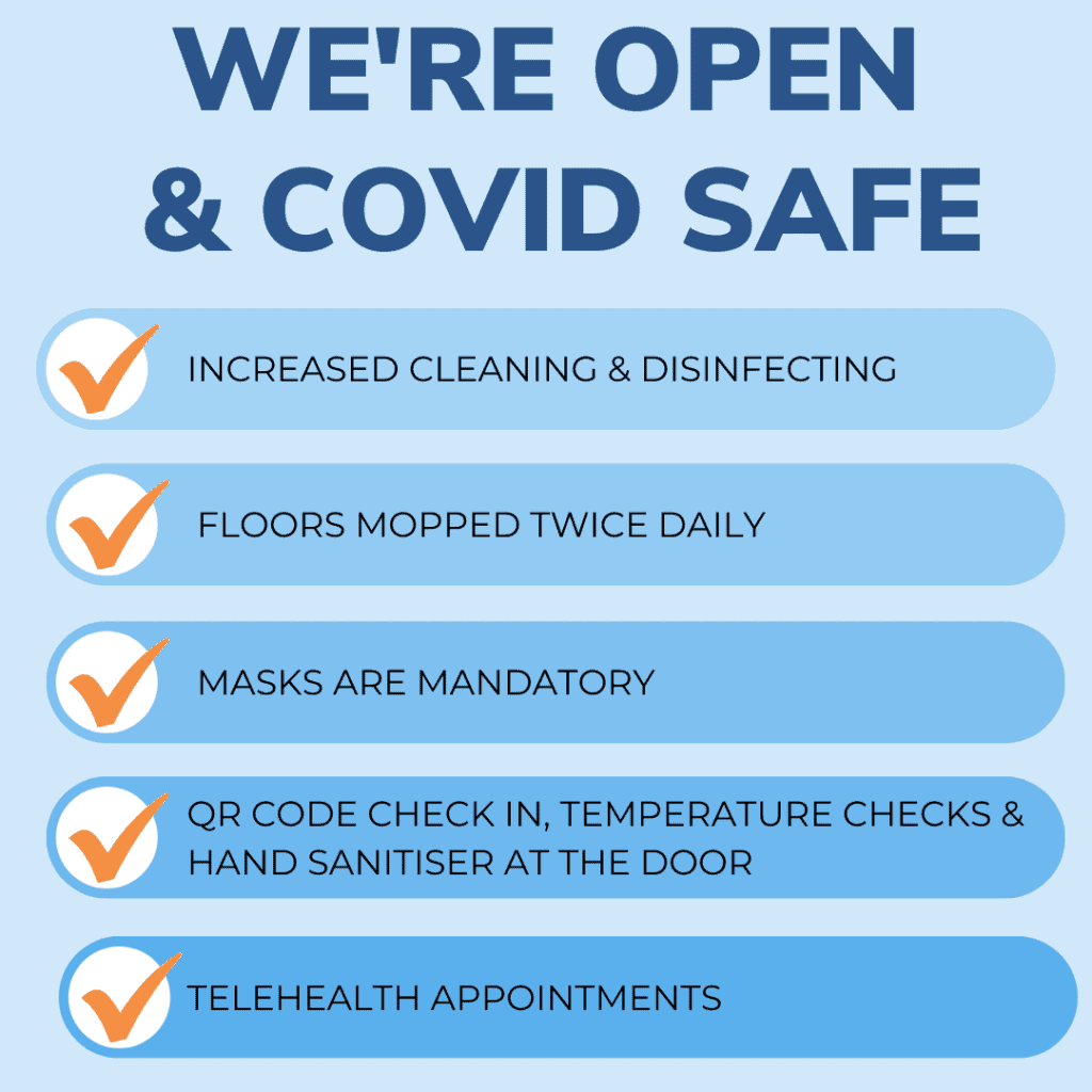 We are OPEN & COVID SAFE