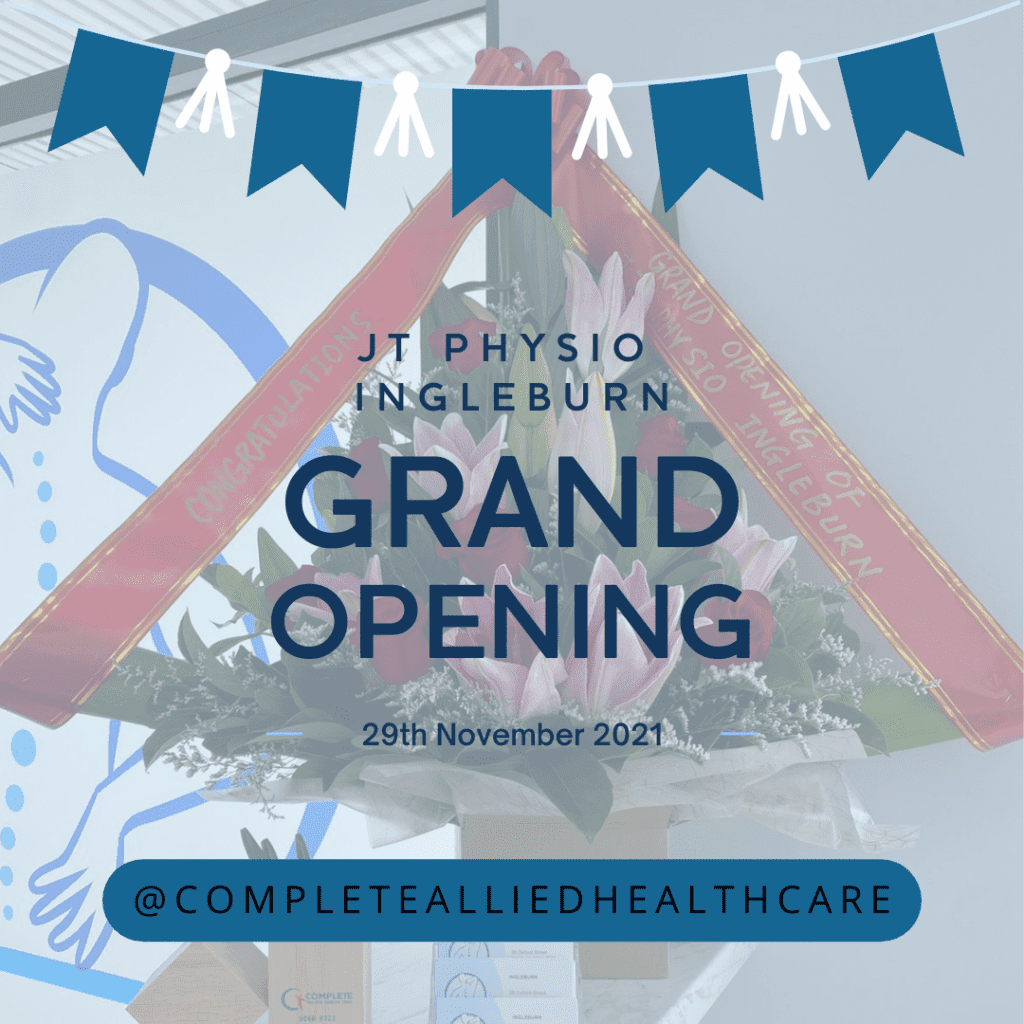 GRAND OPENING OF JT PHYSIO INGLEBURN CAHC