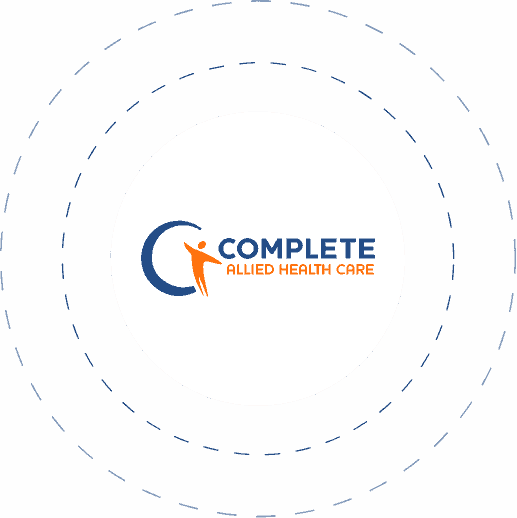 complete allied health care circle logo