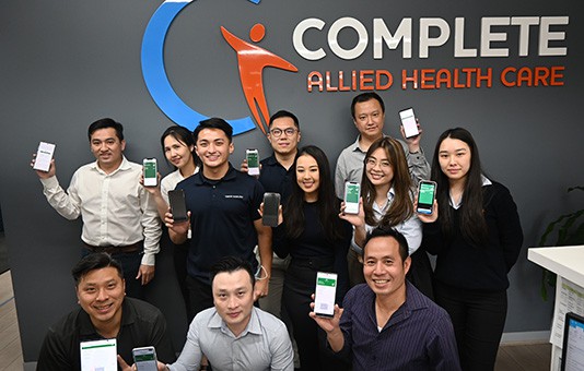 Complete Allied Health Care Team Photo